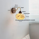 GobekUsa LED Tiffany Style Wall Lights Pull Chain Sconce Colorful Glass Stair Fixture