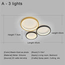 GobekUsa LED Ceiling Chandelier Remote Control Living Room Bedroom Kitchen Lamp White
