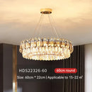 GobekUsa Gold Crystal Chandelier: Luxury Lighting for Dining Living Bedroom Kitchen Island