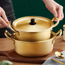 GobekUsa Korean Ramen Noodle Cooker Pot Hot Cooking Instant Stew Lid Pan Stockpot