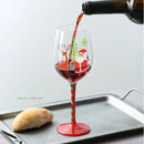 GobekUsa Christmas Glass Goblet Set: Festive Cocktail Drinkware for Decoration and Gifting