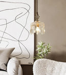 GobekUsa Crystal LED Ceiling Light - Modern Style for Bedroom, Living, Dining Room
