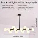 GobekUsa Gold LED Chandelier, Modern Pendant Light for Living Room, Kitchen, Bedroom, Dining Room