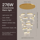 GobekUsa Acrylic Chandelier: Modern Nordic Style Lighting for Luxury Living Room & Staircase