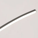 Modern Curved Bridge LED Pendant Light in Black or Gold