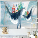 GobekUsa Dream Whale Tapestry Wall Hanging for Kids Room and Home Decor