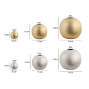 GobekUsa Geometric Gold & Silver Vase for Chic Flower Arrangements & Home Decor