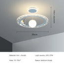 GobekUsa LED Chandelier for Boy's Room with Remote Control and Modern Design