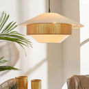 GobekUsa Japanese Hemp Rope Chandelier for Kitchen, Bedroom, and Hotel - Minimalist Home Decor