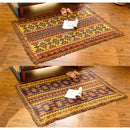 GobekUsa Knitted Cotton Throw Blanket with Tassel - Geometric Bohemian Design