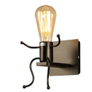 GobekUsa Little Man LED Wall Light: Modern, Simple, Creative Design for Children's Bedroom