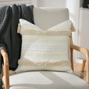 GobekUsa Boho Geometric Tufted Tassel Cushion Cover 30x50/45x45cm
