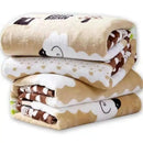GobekUsa Fruit Love Heart Sofa Blanket: Cozy, Thicken, Perfect for Home, Office, and Kids.