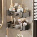 GobekUsa Corner Shelf Organizer: Wall Mounted Storage Rack for Bathroom and Kitchen
