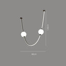 GobekUsa Colorized LED Dimmable Ceiling Chandelier - 2025 Trend Hanging Lamps
