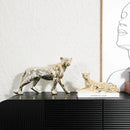 GobekUsa Leopard Resin Sculpture - Home Decor Handicrafts & Animal Figurine