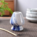 GobekUsa Ceramic Matcha Whisk Stand & Tea Bowl Holder for Kitchen and Dining