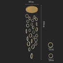 GobekUsa LED Pendant Lights: Modern Simplicity for Living Room, Dining Area, Staircase Chandelier