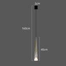 GobekUsa LED Nordic Staircase Chandelier Golden Black Indoor Lighting