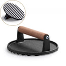 GobekUsa Cast Iron Burger Press for Grill Hamburger Steak Heavy-Duty Meat Press