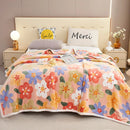 GobekUsa Cozy Flannel Blanket for All Seasons: Double-Sided Velvet Bed Cover, Single Double
