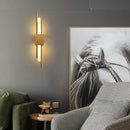 GobekUsa Gold LED Wall Sconce | Modern Nordic Bedroom Living Room Indoor Lighting