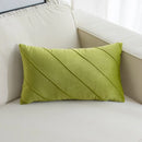 GobekUsa Hand Pleat Embroidered Cushions 30x50/45x45cm Beige Pink Nordic Style Pillowcase