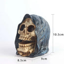 GobekUsa Gothic Resin Skull Statue Decor for Halloween Horror Party