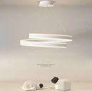 GobekUsa Dimmable Metal Acrylic Pendant Chandelier Lighting Fixtures