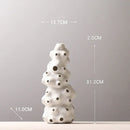 GobekUsa Ceramic Vase Set with Artificial Flowers for Stylish Home Decor