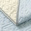 GobekUsa Latex Cooling Mat Set: Washable, Soft, Breathable Bed Sheet - 3 Pieces
