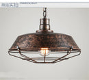 GobekUsa Iron Pendant Lights for Dining Room, Cafe, Clothing Store - Industrial Retro Loft Style
