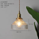 GobekUsa Clear Glass LED Pendant Light Fixture for Modern Home Decor
