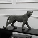 GobekUsa Leopard Flocking Sculpture Cheetah Pendant Home Decor Figurine