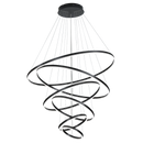 GobekUsa Circle Ring Art Chandelier for Duplex Villa Staircase Hall Living Room
