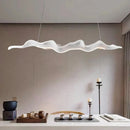 GobekUsa Leaf Pendant Light: Modern Wood Hanging Lamp for Kitchen Dining Office Decor