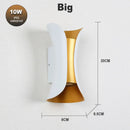GobekUsa LED Waterproof Wall Lamp 10W Modern Luxury Indoor Outdoor Sconce Light