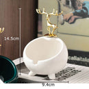 GobekUsa Cat Paw Porcelain Ashtray | Ceramic Smoking Accessories | Unique Gift for Him
