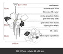 GobekUsa Crystal Duplex Chandelier - Modern Designer Living Room Lighting