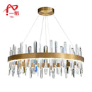 GobekUsa K9 Luxury Pendant Chandelier, LED Indoor Lighting for Kitchen, Living Room, Bedroom