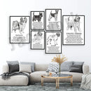 GobekUsa Dog Breed Poster featuring Rhodesian Ridgeback, Havanese, and More
