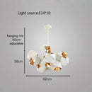 GobekUsa Cube LED Pendant Light: Art Deco Hanging Lamp for All-Match Style