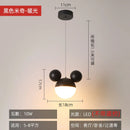 GobekUsa LED Cartoon Pendant Light Kids Eye Care Mickey Princess Hanging Lamp