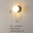 GobekUsa LED Wall Lamp 7w for Living Room Bedroom Dining Room