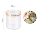 GobekUsa Acrylic Seasoning Jar Set with Tray - Kitchen Storage Organizer