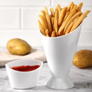 GobekUsa French Fries Holder with Sauce Cups for Snacks and Dips