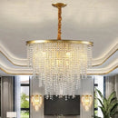 GobekUsa Crystal Chandelier: Modern Elegance for Living, Dining, and Bedroom