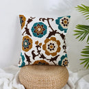 GobekUsa Boho Farmhouse Floral Square Pillow Cover Set of 2