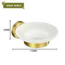 GobekUsa Brushed Gold Bathroom Accessories Set