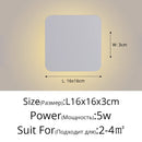 GobekUsa LED Round Touch Wall Lamps for Bedroom & Aisle Decor